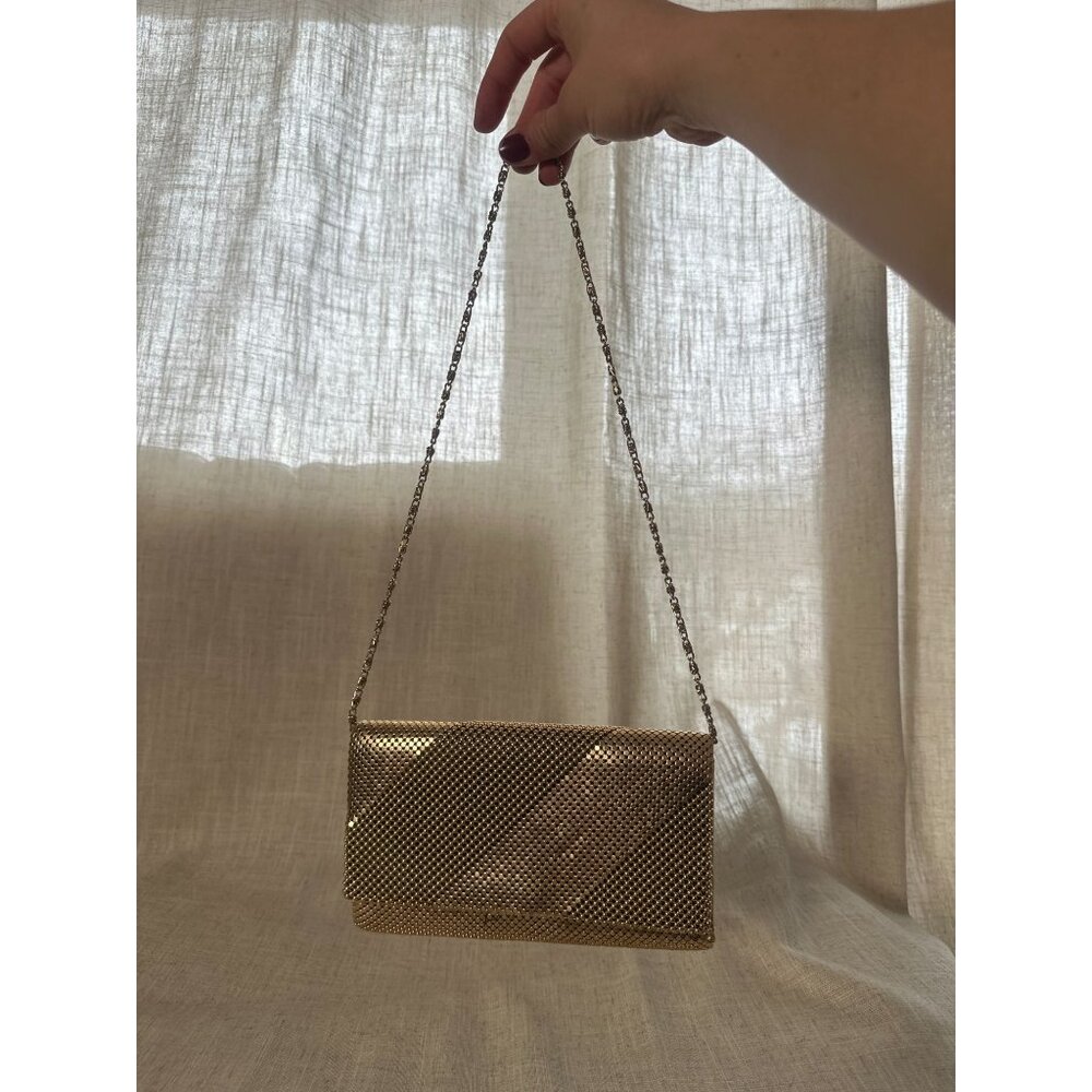 Lulu Townsend Gold Evening Bag – Metallic Clutch Holiday Party New Year’s Glam C